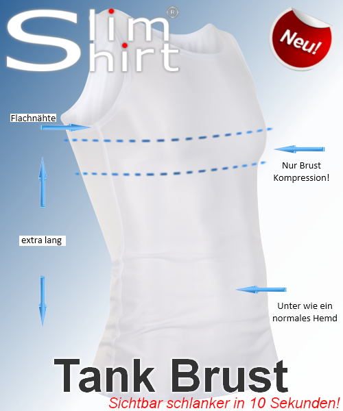 Tank Brust Gynäkomastie Flache Brust Kompressions shirt