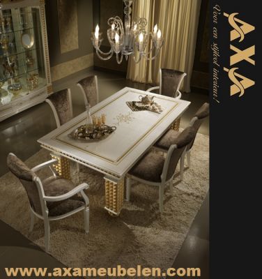 Classic italienische hochglanz Wohnzimmer set AXA Möbel NL