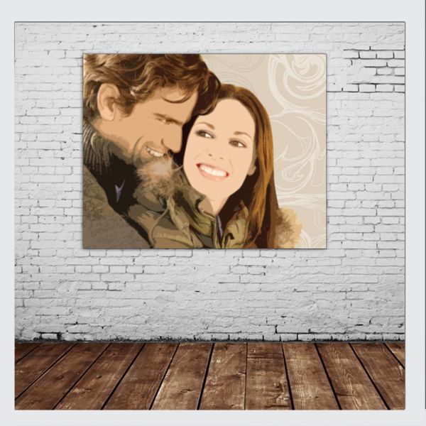 Porträt vom Foto im Pop-Art-Stil - Geschenkidee zu Weihnachten