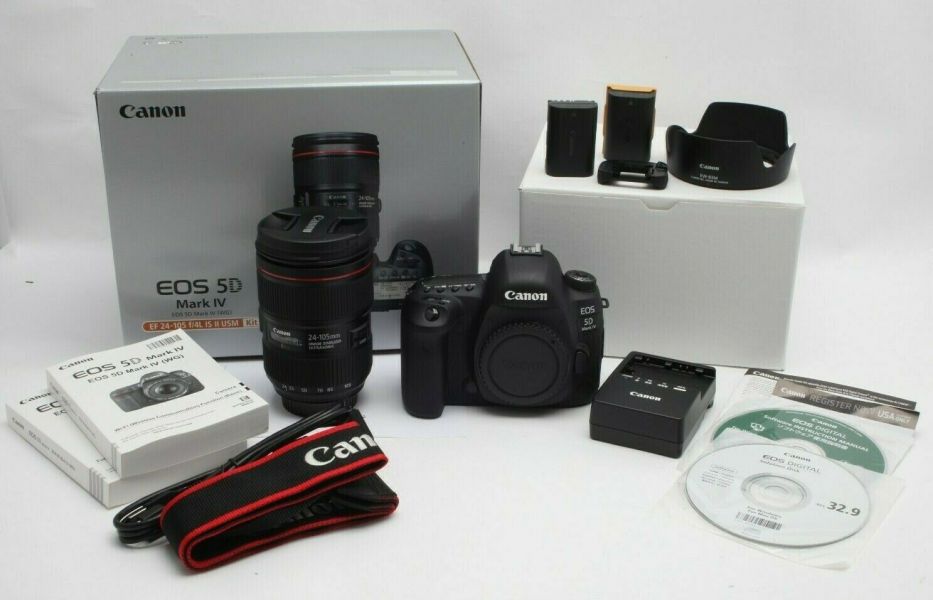 ZU VERKAUFEN CANON EOS 5D MARK IV MIT 24-105MM