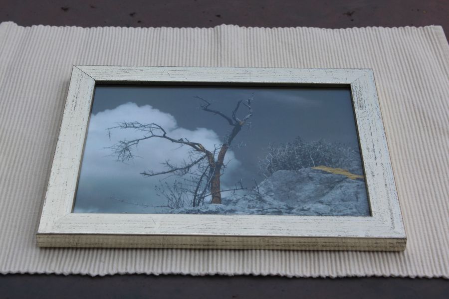 Foto (NEU) Silber-Rahmen (Holz) -- günstig - Top Preis - für die Wand 