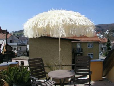 Sonnenschirm, Dekoschirme, Hawaischirme, Hawaiischirm, Bastschirm