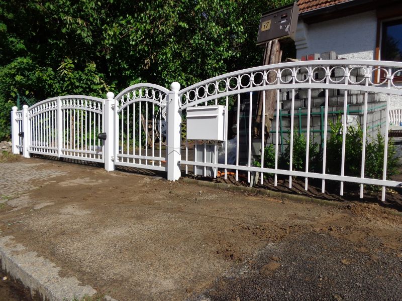 * ZAUN  aus Polen * Mettalzaun * schöne Zäune *