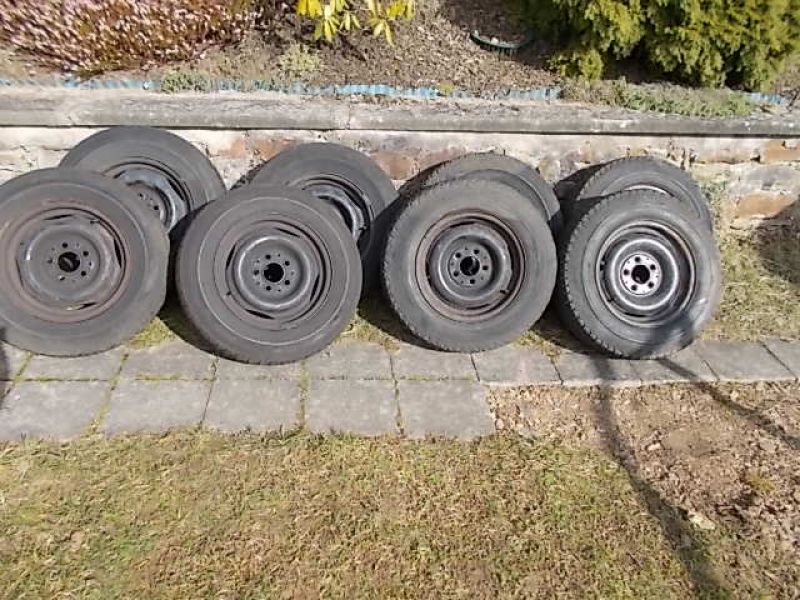 8 SEHR GÜNSTIGE Mercedes Sommer+M-S Reifen auf Stahlfelgen 175/80 R 14 