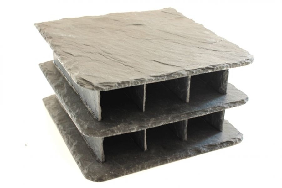 6er Schieferhöhlen / Welshöhlen für L134 / L46 Welse im Aquarium