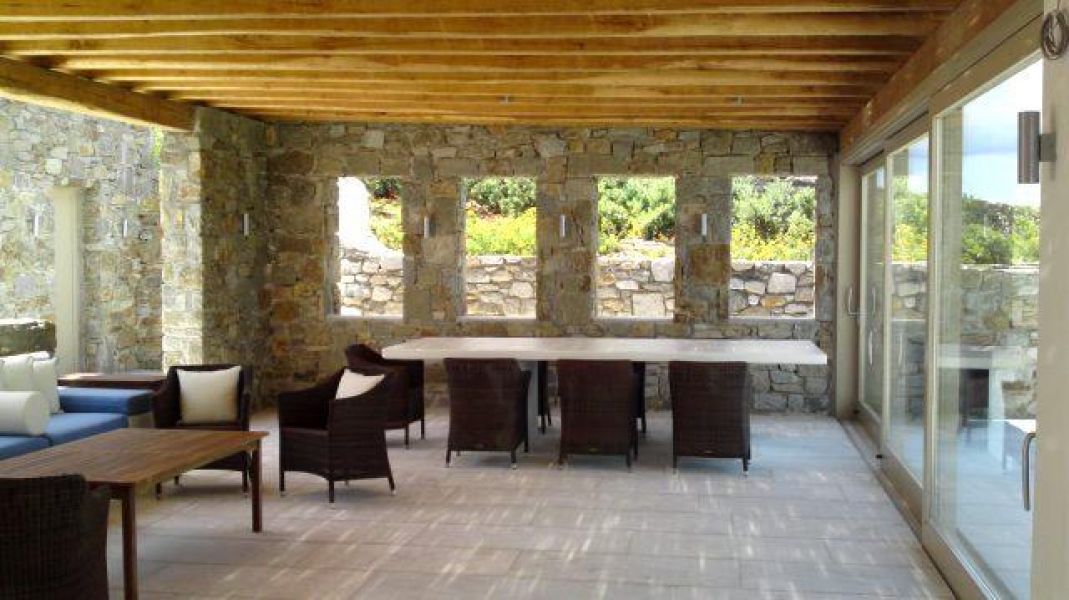 MYKONOS LUXUS VILLA - Zugang zum Strand ist 200 m