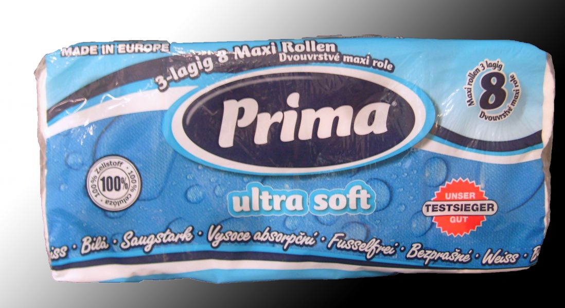  Prima Toilettenpapier 3-lagig/8 Rollen