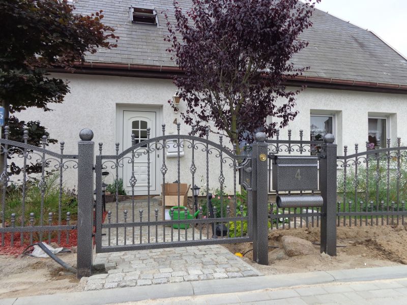 Zaun & Metallzaun & geschmiedete Zaun & Tore mit Antrieb & Pforte aus Polen