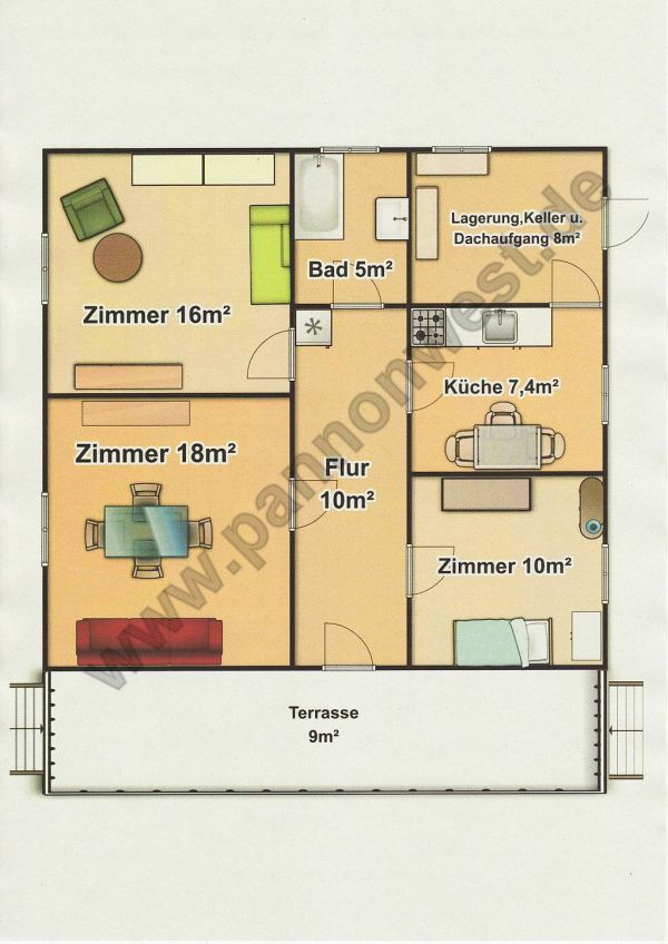 Günstiges gepflegtes Landhaus in Ungarn