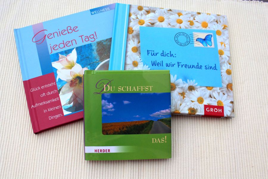  3 Bücher - Herder - Groth - Korsch - Genieße jeden Tag - Du schaffst das 