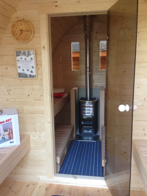 Saunapod, Campingpod, Gartensauna, Fasssauna, Saunafass, Sauna