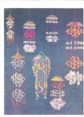 Muschelartikel, Naturprodukte ( Chandeliers, Halsketten, Bags)