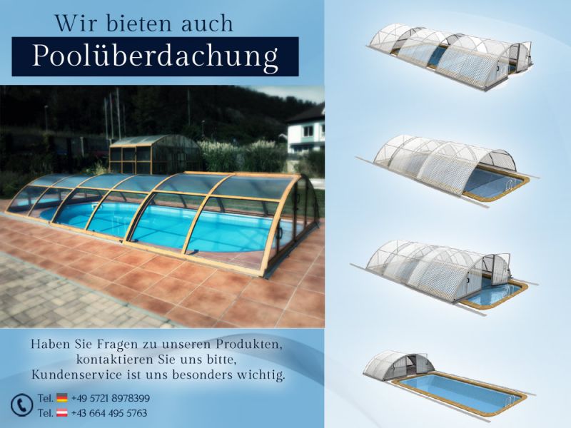 GFK Schwimmbecken Swimming Pool Fertigpool Fertigbecken 6,20 x 3m