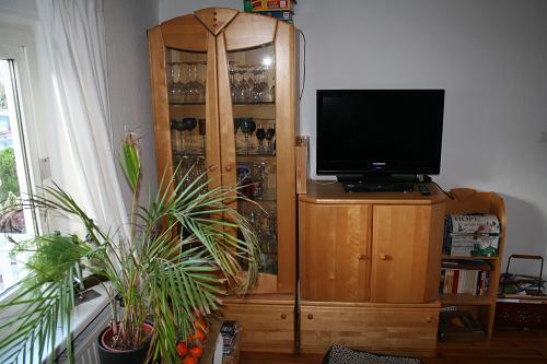 Anbauwand 7 teilig, Birke massiv, 180 Euro