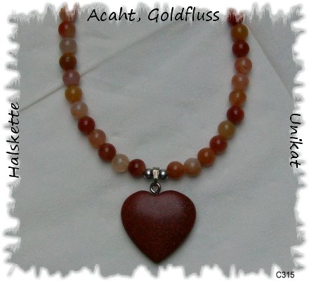 Edelsteinketten einzigarige Unikate