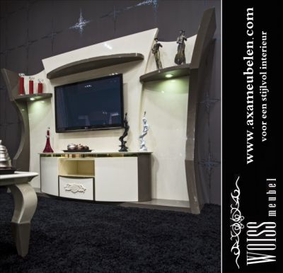 WOISS Tolle Möbel Angebote Luxus Wohnzimmer Set Hochglanz