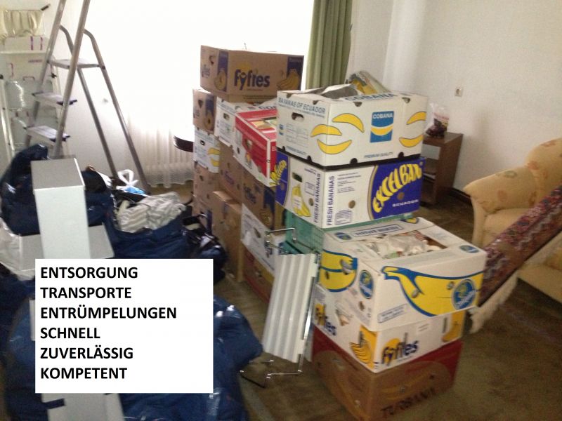 Ohne wartezeit entrümpelung,wohnungsauflösung und entsorgung