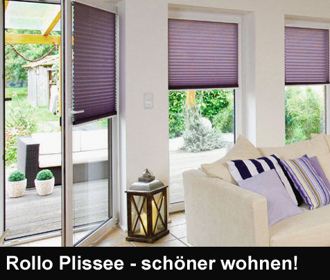 Plissee Rollo auf Maß nach Ihren Angaben -  Jalousie ab 39,99 €*