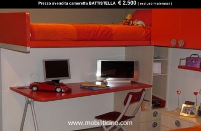 Svendita Cameretta BATTISTELLA a soppalco – Mobili Ticino