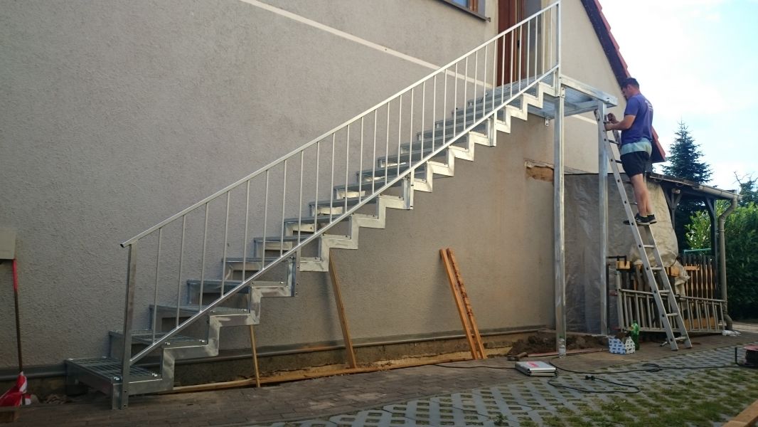 Metalltreppen aus Polen, Gelander, Balkongitter