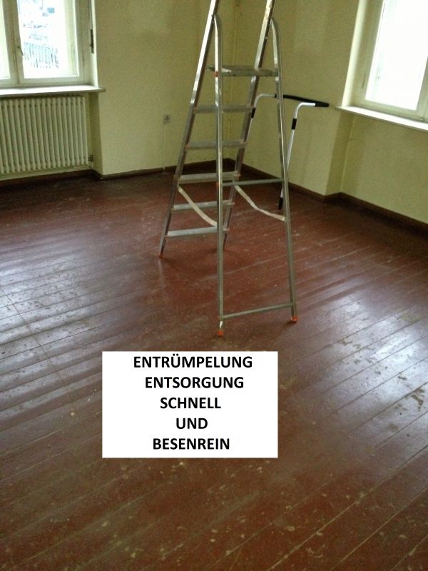 Ohne wartezeit entrümpelung,wohnungsauflösung und entsorgung