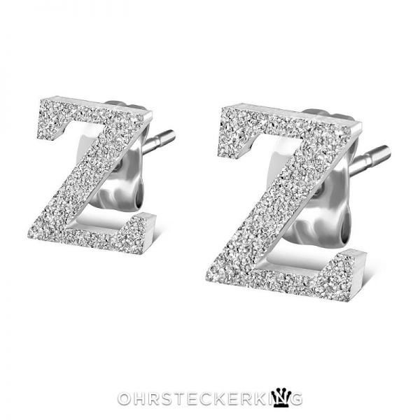 Ohrstecker Edelstahl Buchstaben