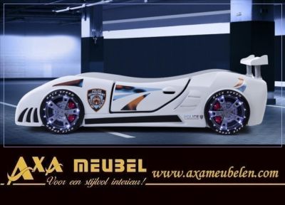 Polizei Autobett Rennwagenbett Police kinderzimmer | AXA Möbel