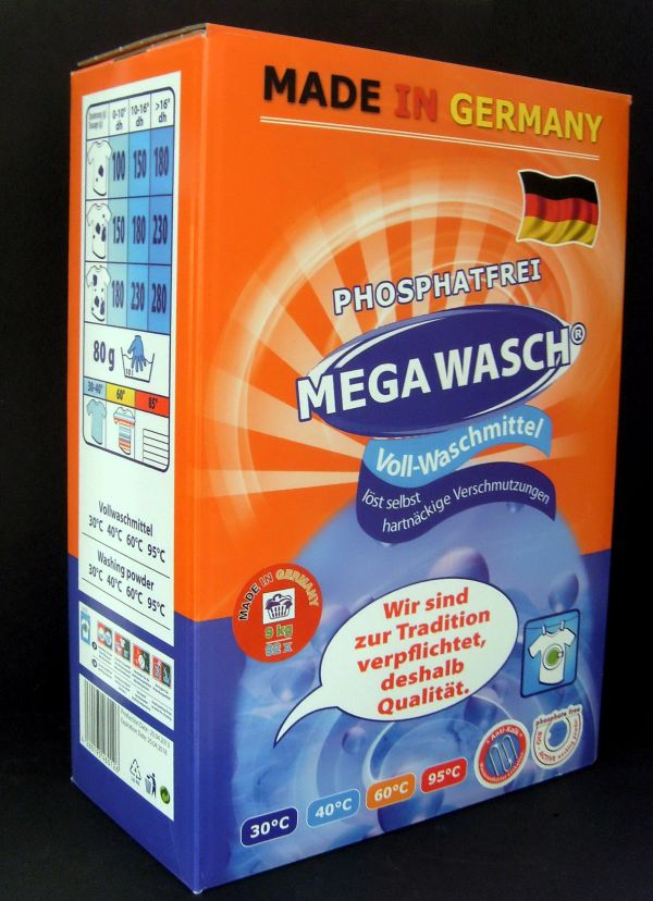 MEGA WASCH**** Vollwaschmittel 8 kg