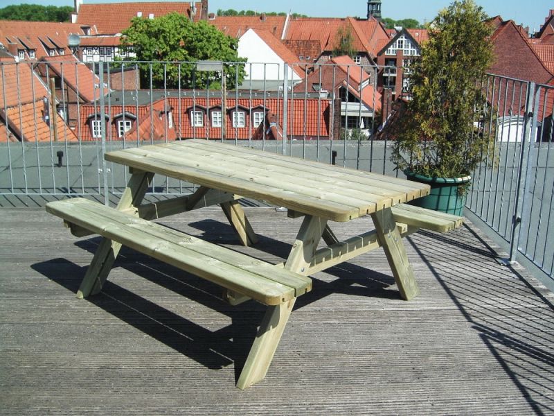 Tisch Bank Kombination Modell Allround Sitzgruppe Sitzgarnitur