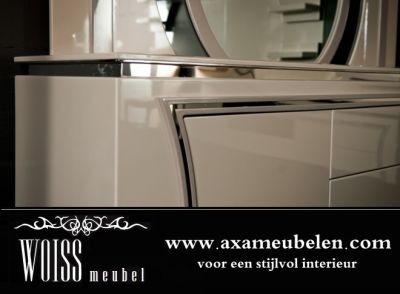 WOISS Möbeln Hochglanz ANBAUWAND in ausgezeichneter Qualität