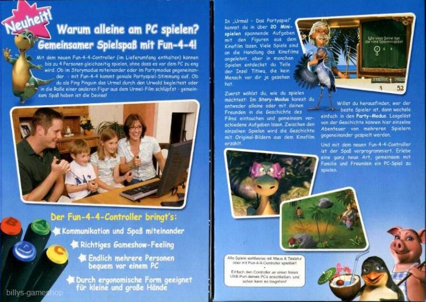 Urmel - Das Partyspiel !! inkl. Fun-4-4 Control. !! super Spaß !!