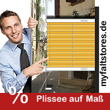 Plissee Rollo auf Maß nach Ihren Angaben -  Jalousie ab 39,99 €*
