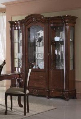Barock Italien Klassik Nußbaum Hochglanz VIP Stilmöbel AXA