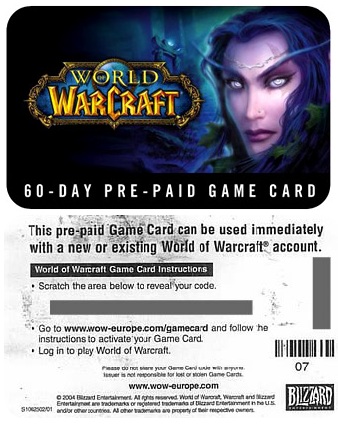 World of Warcraft 60 Tage GameCard WoW GC günstig kaufen PC