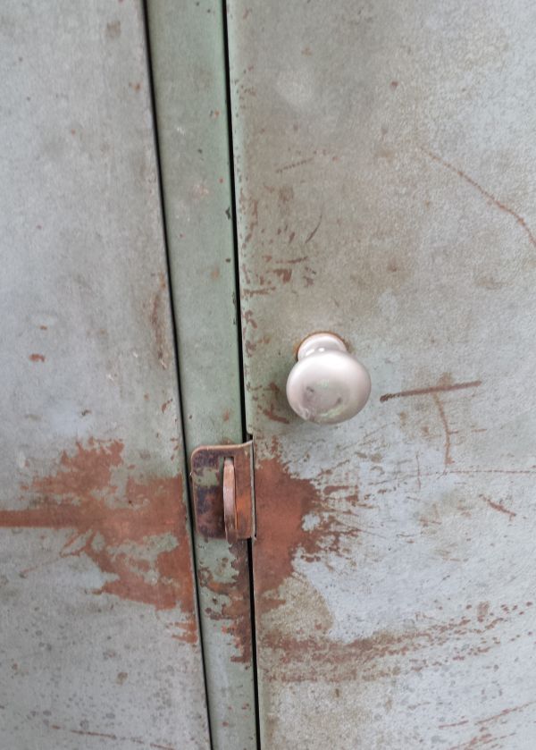 5er vintage shabby Spind Stahlschrank Berlin